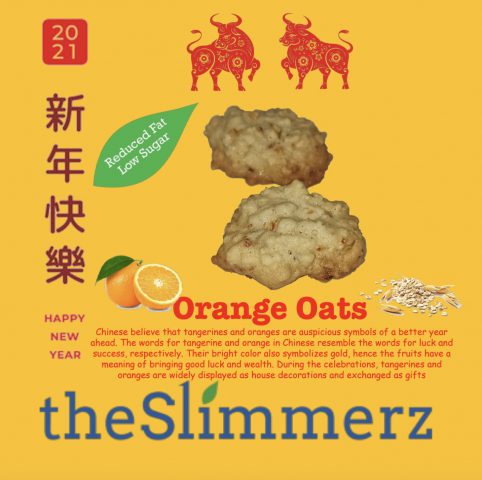 2021 gong xi fat coi theSlimmerz orange oat