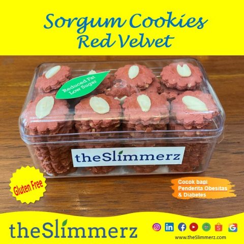 sorgum cookies - red velvet